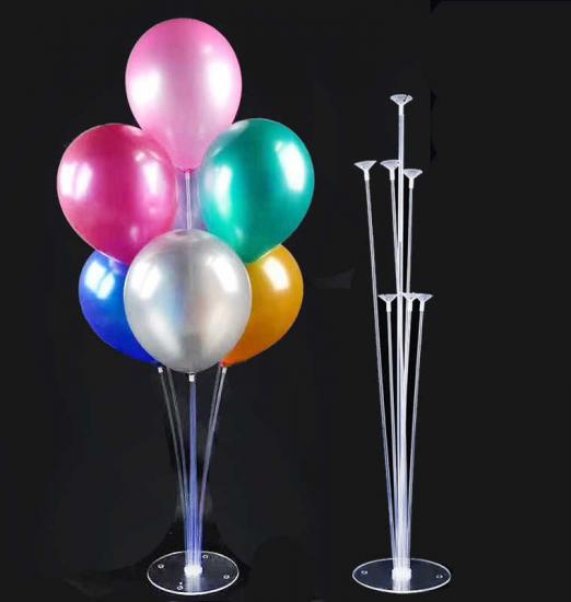Parti Balon Seti Metalik Balon Standı + 7adet Metalik Balon