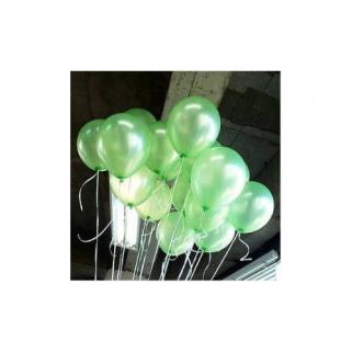 Happland 30 Adet Metalik Sedefli Açık Yeşil Balon Doğum Günü Hely