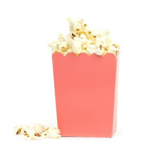 Pembe Popcorn Kutusu - 8 Adet