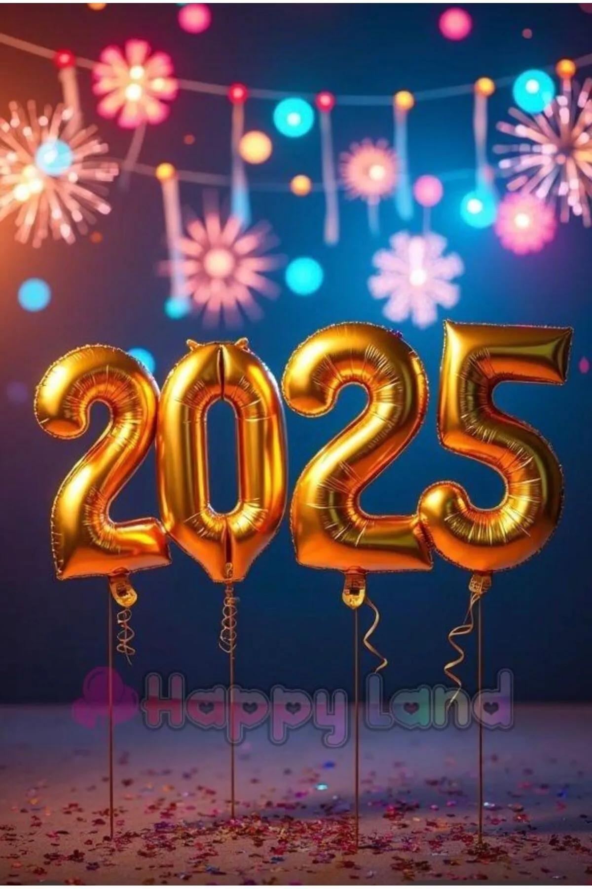 Happyland%202025%20Yılbaşı%20Balonu%20Gold%20Renk%20100%20Cm%20Büyük%20Boy%20Folyo%20Rakam%20Balon%20Seti%20Yeni%20Yıl%20Balonları