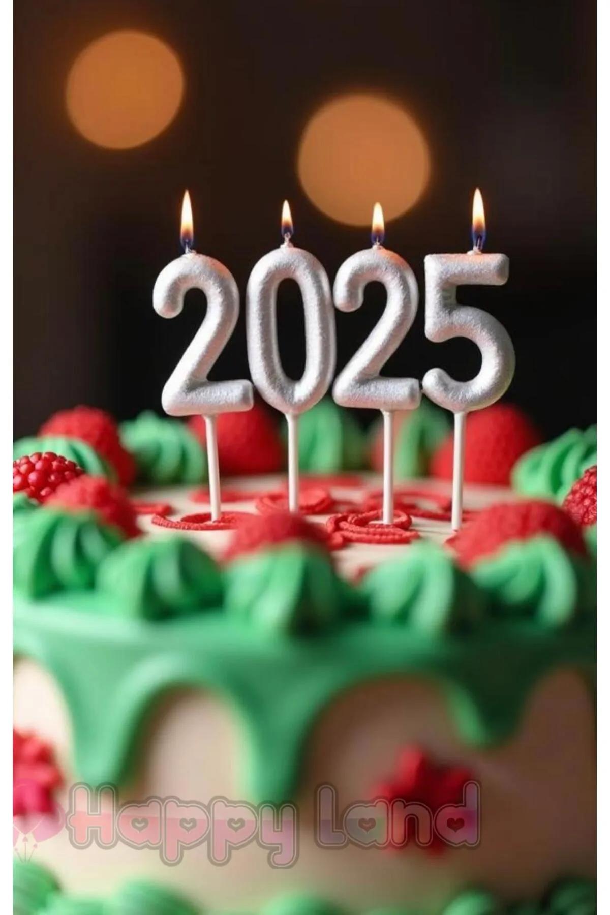 Happyland%20Yılbaşı%20Gümüş%20Renk%202025%20Pasta%20Mumu%20Seti%20Rakam%20Mum%20Seti%20Yılbaşı%20Pasta%20Dekoru