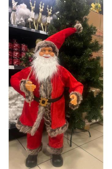 Happyland Yılbaşı Dev Boy Noel Baba Dekor Süs 120 cm Büyük Boy Noel Baba Süs